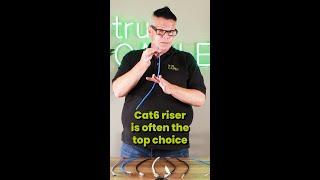 Why Cat6 Riser is the Top Choice! #shorts