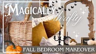 magically thrifty + cozy FALL bedroom MAKEOVER || Decorate with Me || fall decorating ideas