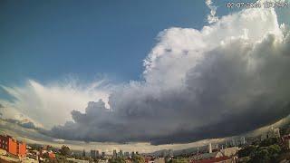 Timelapse Mexico City CDMX - Tarde con gran variedad de nubes hacia el Sur de la Ciudad