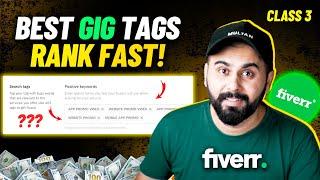 Best Method to Find Fiverr Gig Tags 2025 | Class 3 | Rank Fiverr Gig in 2025