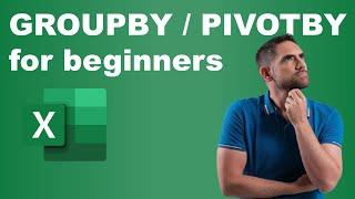 GROUPBY and PIVOTBY introduction. Excel's PivotTables successor