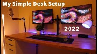 My Tech Desk Setup For 2022| Simple But Satisfying