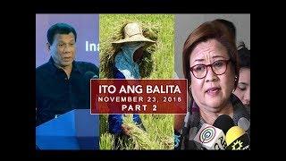 UNTV: Ito Ang Balita (November 23, 2018) PART 2