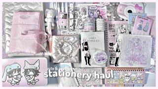 ASMR Huge Stationery Haul  chill & aesthetic unboxing┊korean illustrator, a lot of cute stuff 