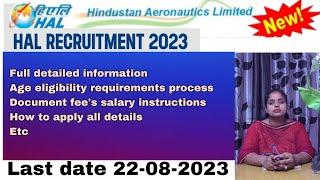 HAL Recruitment 2023 Notification Out | HAL Notification 2023 | HAL Jobs | HAL Recruitment 2023 |