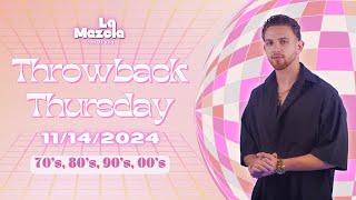 Throwback Thursday | 70's, 80's, 90's, 00's  | La Mezcla Con DJ Vila | 3 Horas Live | 11/07/24