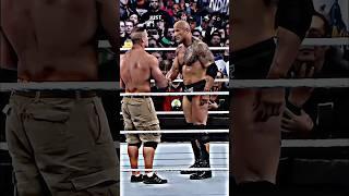 Simply ICONIC moment between The Rock & John Cena  || Old Friend ️ #johncena #therock #shorts