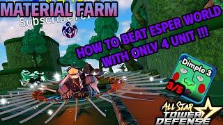 HOW TO BEAT ESPER WORLD FAST IN ASTD | ROBLOX