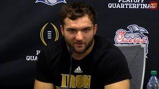 ASU RB Cam Skattebo and OL Leif Fautanu ahead of Peach Bowl matchup against Texas in the CFP