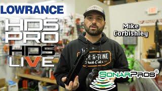 Differences in the Lowrance HDS LIVE and PRO electronics