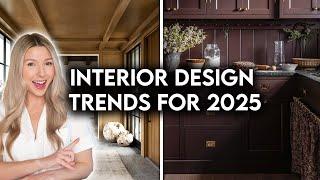 TOP 10 INTERIOR DESIGN + HOME DECOR TRENDS FOR 2025