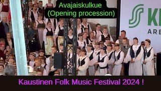 Opening procession | Avajaiskulkue: Kaustinen Folk Music Festival 2024 | (Part2/44)