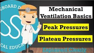 Peak and Plateau Pressures - Mechanical Ventilation Basics