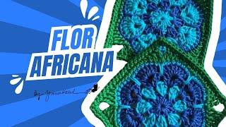 FLOR AFRICANA em #crochet #by_joanakalil #semprecirculo