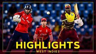 Final Over Finish | Highlights | West Indies v England | 3rd T20I