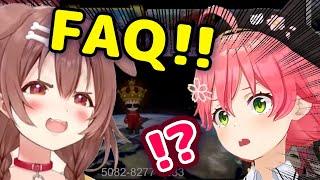 Korone Says FAQ To Miko 【ENG Sub/Hololive】