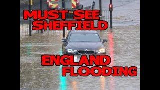 DEVASTATING FLOODS IN SOUTH YORKSHIRE, ENGLAND