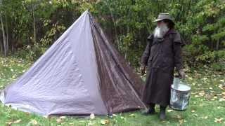 Turn Your Tarp Tent Into a Hot Tent - Stove Installation