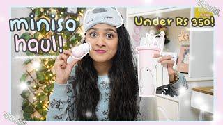 under Rs 350 Miniso Haul best skincare tool! Miniso Finds in Rs 3000 Meghna Verghese