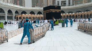 Kaaba Live | 25 July 2024 | View Of Cleaning Masjid Al Haram | Kaaba Ki Ziyarat | Makkah official