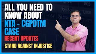 NTA-CGPDTM Case Updates | Full Breakdown & Current Status #ExamScandal #CGPDTMControversy #VETO