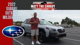 2022 Subaru Outback Wilderness Review, & Test Drive | Matt the car guy