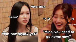 mina getting *tipsy* and how the members *reacts* on it…