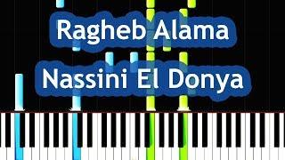 Ragheb Alama - Nassini El Donya Piano Tutorial نسينى الدنيا - راغب علامة