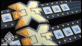 Real WWE NXT championship belts by Dave Millican/Mike Nicolau