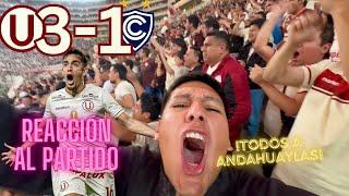 Universitario 3-1 Cienciano Reacción desde la Tribuna | Torneo Clausura 2024