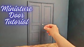 DIY Miniature Door | How to make Barbie Door |  Easy Tutorial