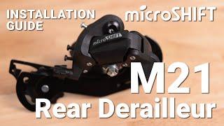 microSHIFT M21 Rear Derailleur Installation Guide