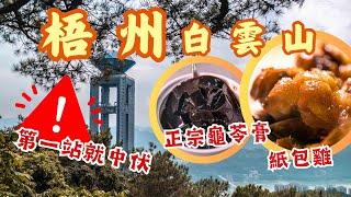 廣西梧州自駕遊：白雲山篇丨必訪梧州八景雲嶺晴嵐、四恩寺丨打卡新晉地標怎料中伏丨馳名冰泉豆漿濃醇️香甜️有柴火味️丨真的有正宗梧州龜苓膏丨一嘗特色粵菜紙包雞、葱油魚、香芋鴨有驚喜丨#吃喝玩樂