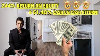 Mr. Livin The Dream's Insane Returns on his latest 2024 deal: 244% Return on Equity&61% Cash on Cash