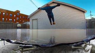 Frozen Trampoline - Minnesota Cold (Part 13 - TAKE 1)