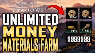 Assassin's Creed Shadows BEST Money Farming Locations (Crafting Materials & Hideout Resources)