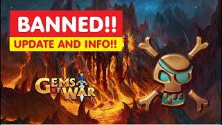 Gems of War BANNED! Update and New Info on this Bug Glitch Problem!