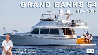 2025 model Grand Banks 54 (NEW) Walkthrough with Steve Fithian @ FLIBS 2024