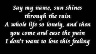 The Bangles - Eternal Flame (lyrics)