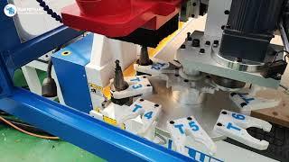 BLUE ELEPHANT CNC Big Size Woodcarving Machine 2074 ATC CNC Router Woodworking Testing Video