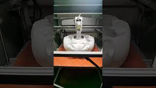 Look! The printing process of the jack-o'-lantern. #3dprinting #3dprinter #dowell3d #3dsculpture