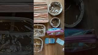 POV: You're obsessed with clear travel accessories from EzPacking | Travel goodies haul #shorts