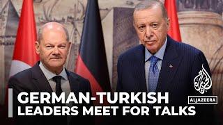 Scholz in Istanbul: German and Turkish leaders meet for talks