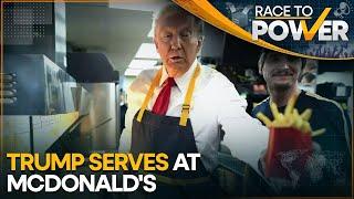 US: Donald Trump Serves An Indian-Origin Couple At McDonald's | Race to Power