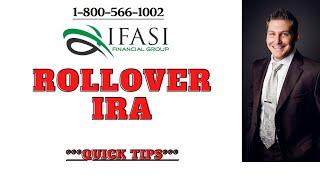 Rollover IRA ***RetireSharp Short*** What is a Rollover IRA