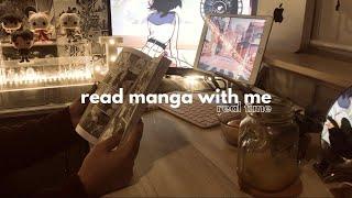 read manga with me | late night, real time, with music