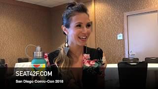 Dominique Provost-Chalkley WYNONNA EARP Comic Con 2018 Interview