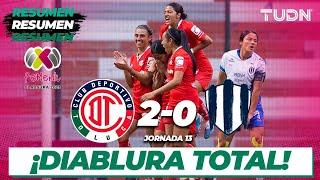 Resumen y goles | Toluca 2-0 Rayadas | CL2023 Liga Mx - J13 | TUDN