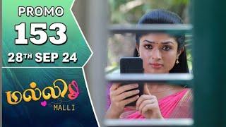 Malli Serial Promo Today Episode |153 Promo|Latest Updates |28 th September 2024|Vijay Malli