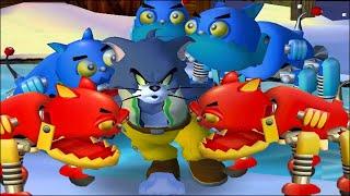 Tom and Jerry in War of the Whiskers Tom Vs Robot Cat Vs Robot Cat Vs Robot Cat (Master Difficulty)